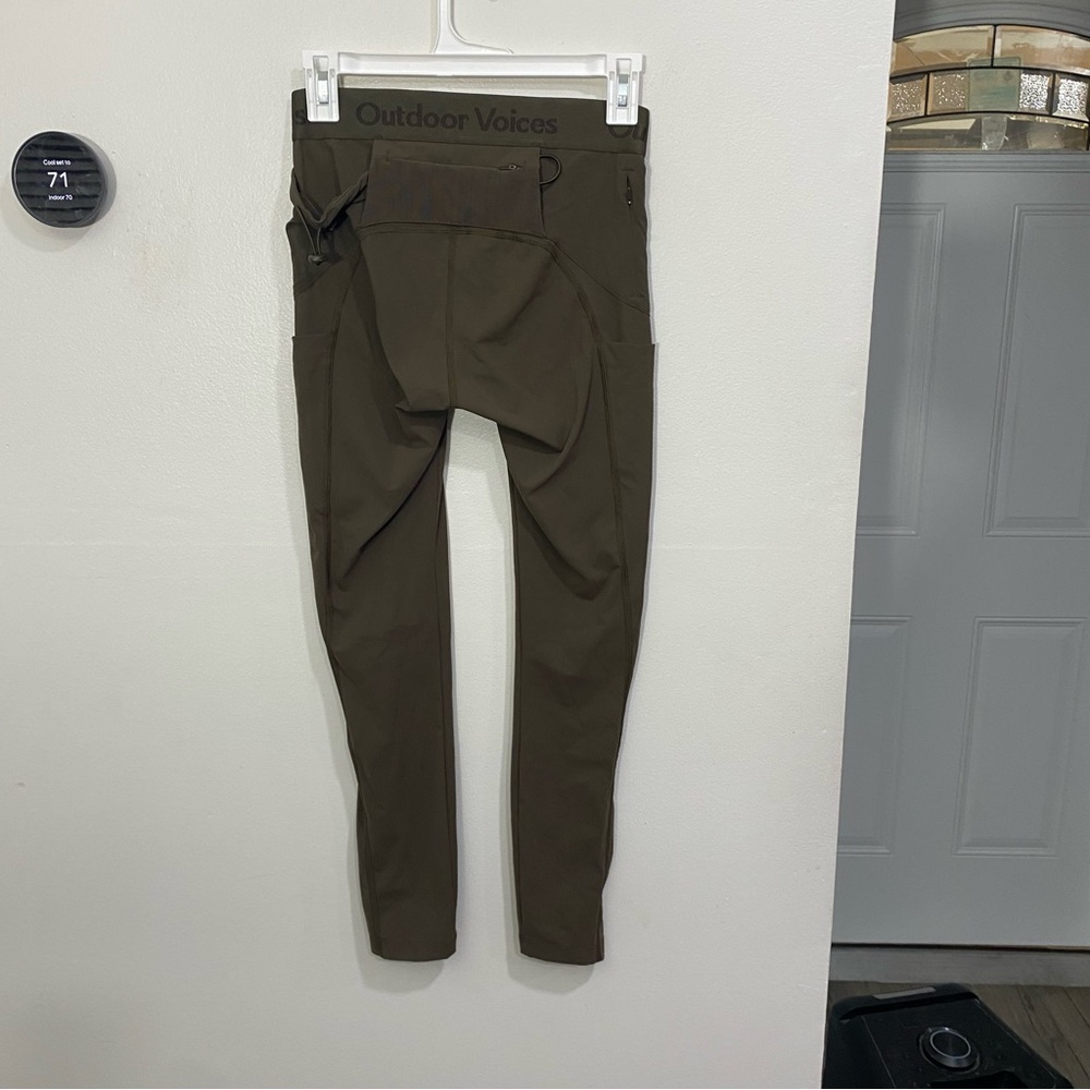 Outdoor‎ Voices Green Leggings Small Olive Green